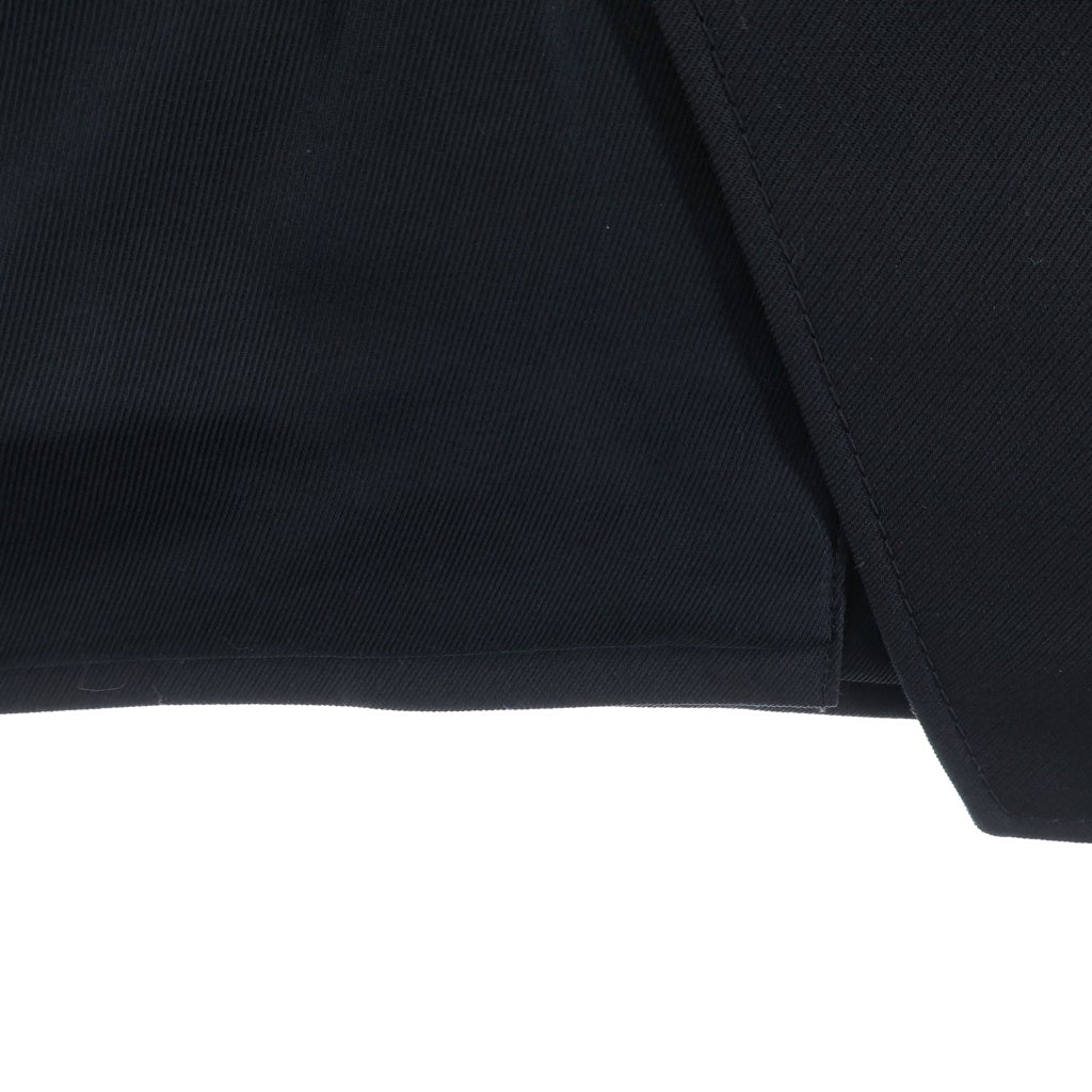 Dior HOMME(ディオールオム) 07AW エディ期 アシンメトリー ウール チェスターコート ジャケット ブラック 7H3130860320