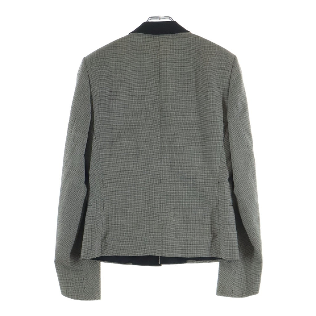 Dior HOMME(ディオールオム) 07SS エディ期 モヘヤ混 千鳥格子 スペンサージャケット テーラードジャケット グレー 7E3120300083