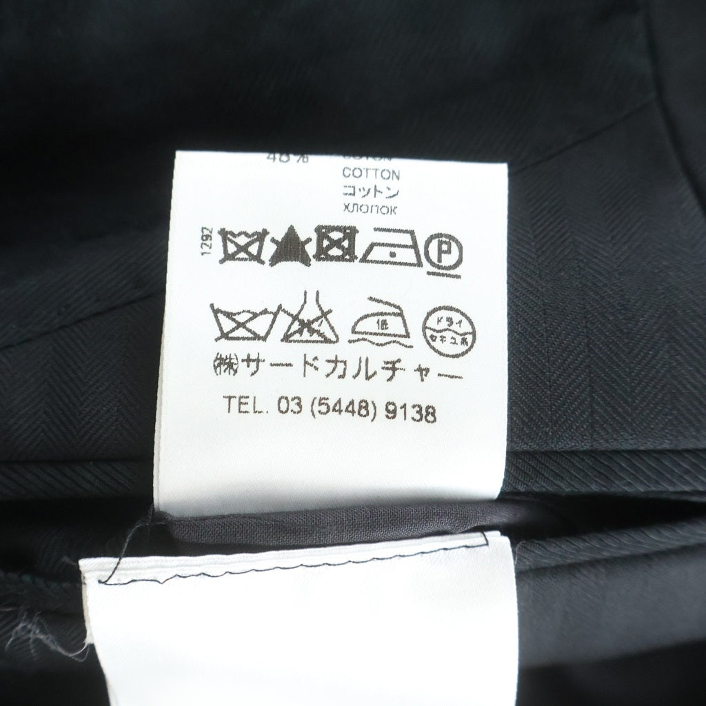 GIVENCHY(ジバンシィ) ストライプ ノッチドラペル ウール 2B シングルテーラードジャケット スラックスパンツ ブラック セットアップ GV1R2/06GV08