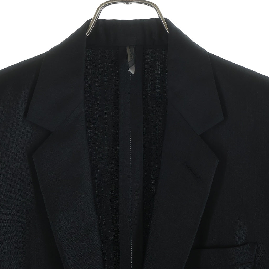 Dior HOMME(ディオールオム) 07SS エディ期 ウール ポリエステル 1B ショートスリーブ テーラードジャケット ブラック 7E3120110060