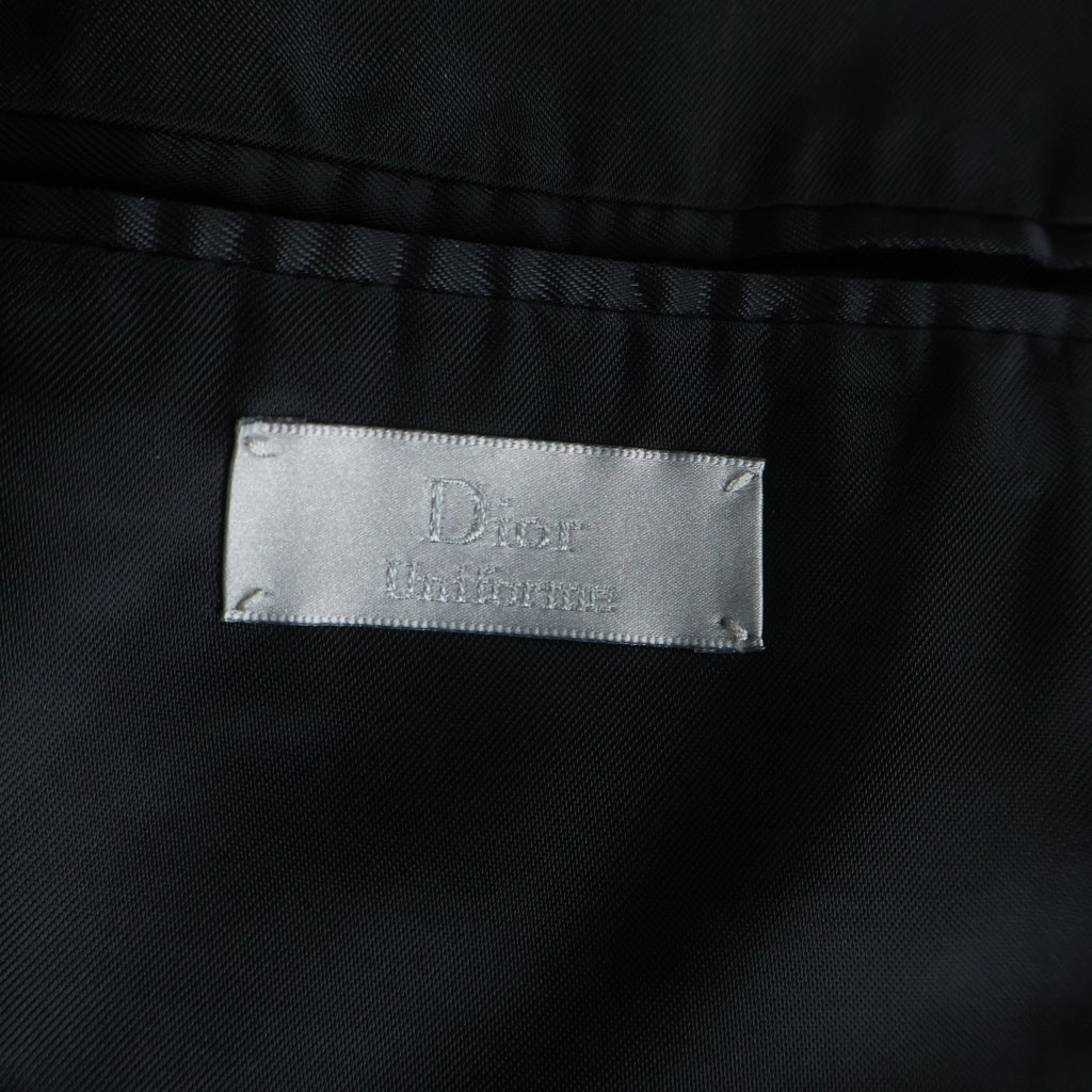Dior HOMME(ディオールオム) 16AW ノッチドラペル 2B シングルテーラードジャケット スラックスパンツ ブラック セットアップ 633U720A3220