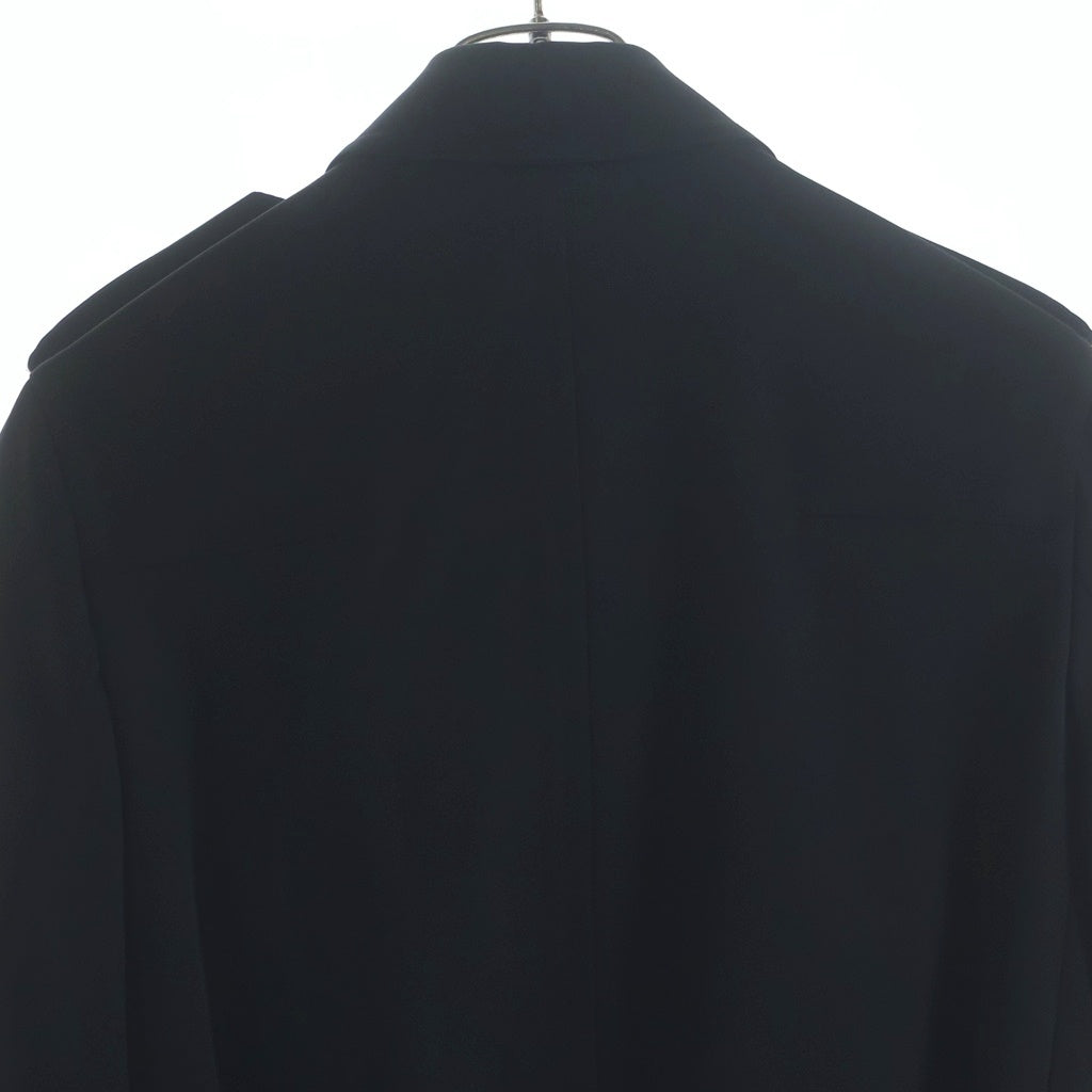 Dior HOMME(ディオールオム) 10AW エポレット ウール トレンチコート ブラック 0H3132231571