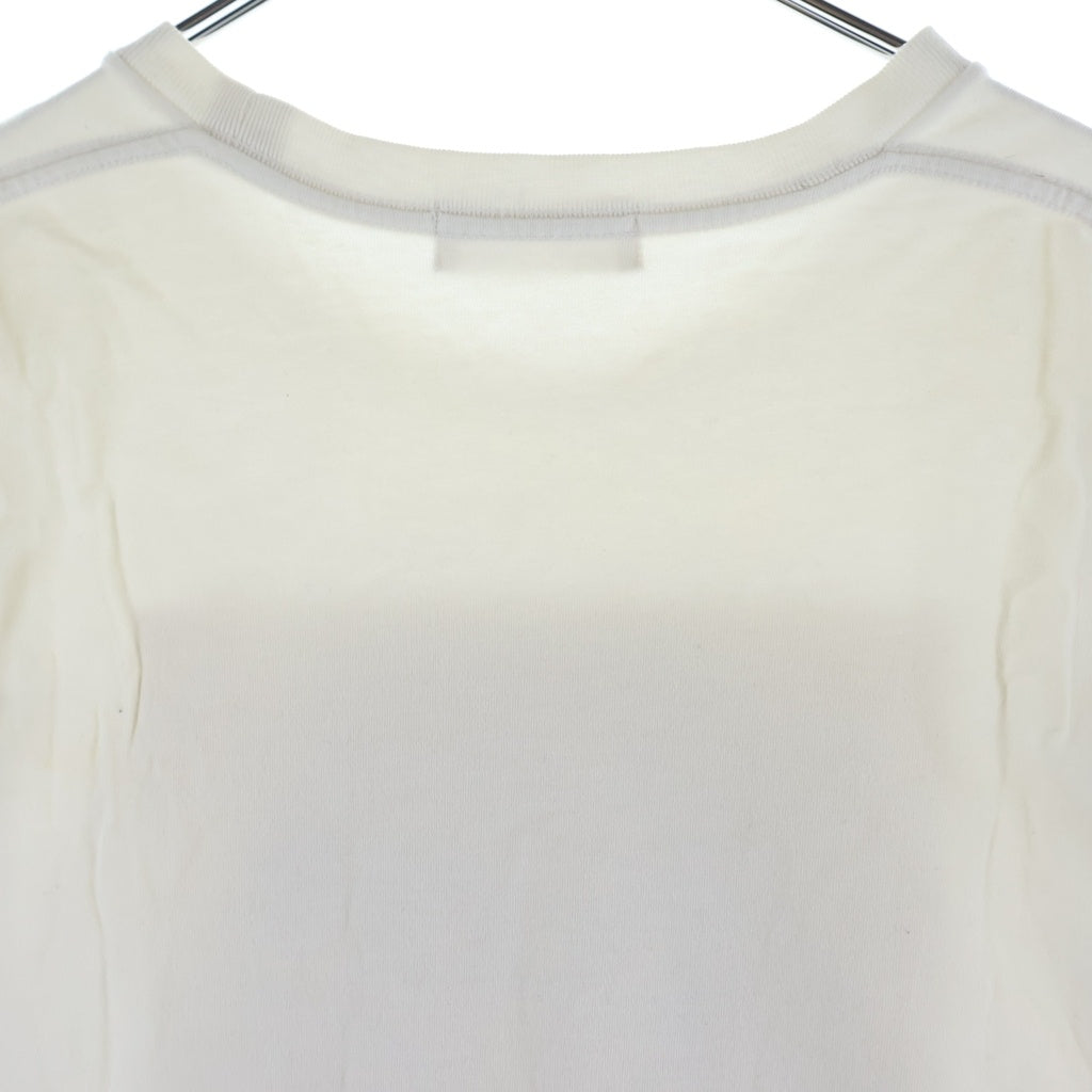 GOD SELECTION XXX(ゴッドセレクショントリプルエックス) 20AW ジジハディット フォトプリント クルーネック 半袖Tシャツ カットソー ホワイト GX-A20-ST-04