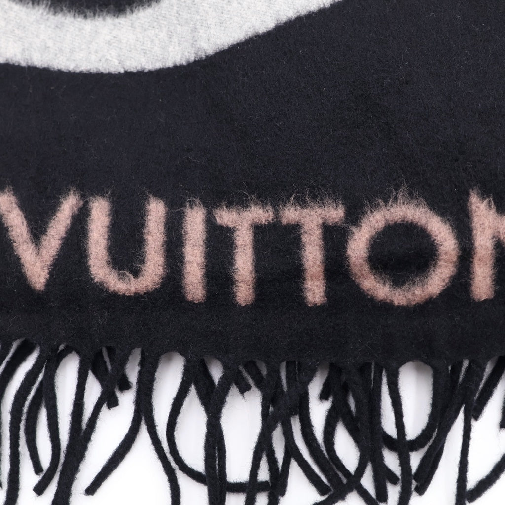 LOUIS VUITTON(ルイヴィトン) エシャルプ・ジ アルティメット カシミヤ ウール混 大判 ストール ブラック M76383 レディース