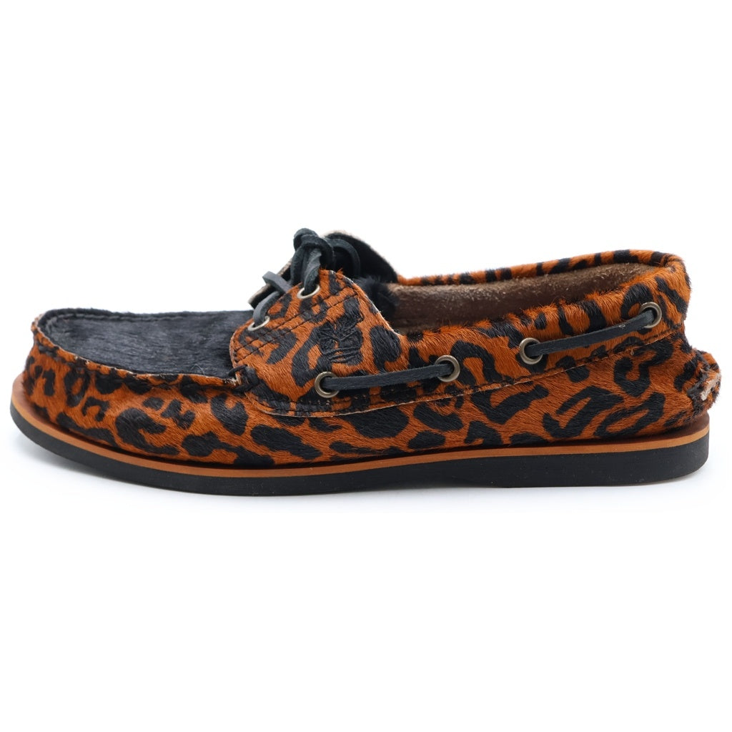 Timberland(ティンバーランド) ×WAKO MARIA フェイクファー クラシックボート デッキシューズ ブラウン US9.5/27.5cm TB 0A5YYB DG8