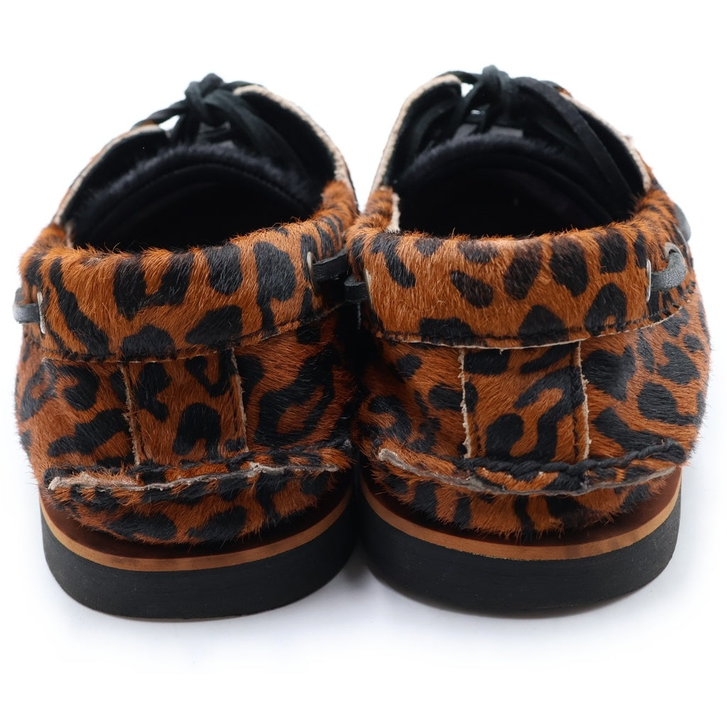 Timberland(ティンバーランド) ×WAKO MARIA フェイクファー クラシックボート デッキシューズ ブラウン US9.5/27.5cm TB 0A5YYB DG8