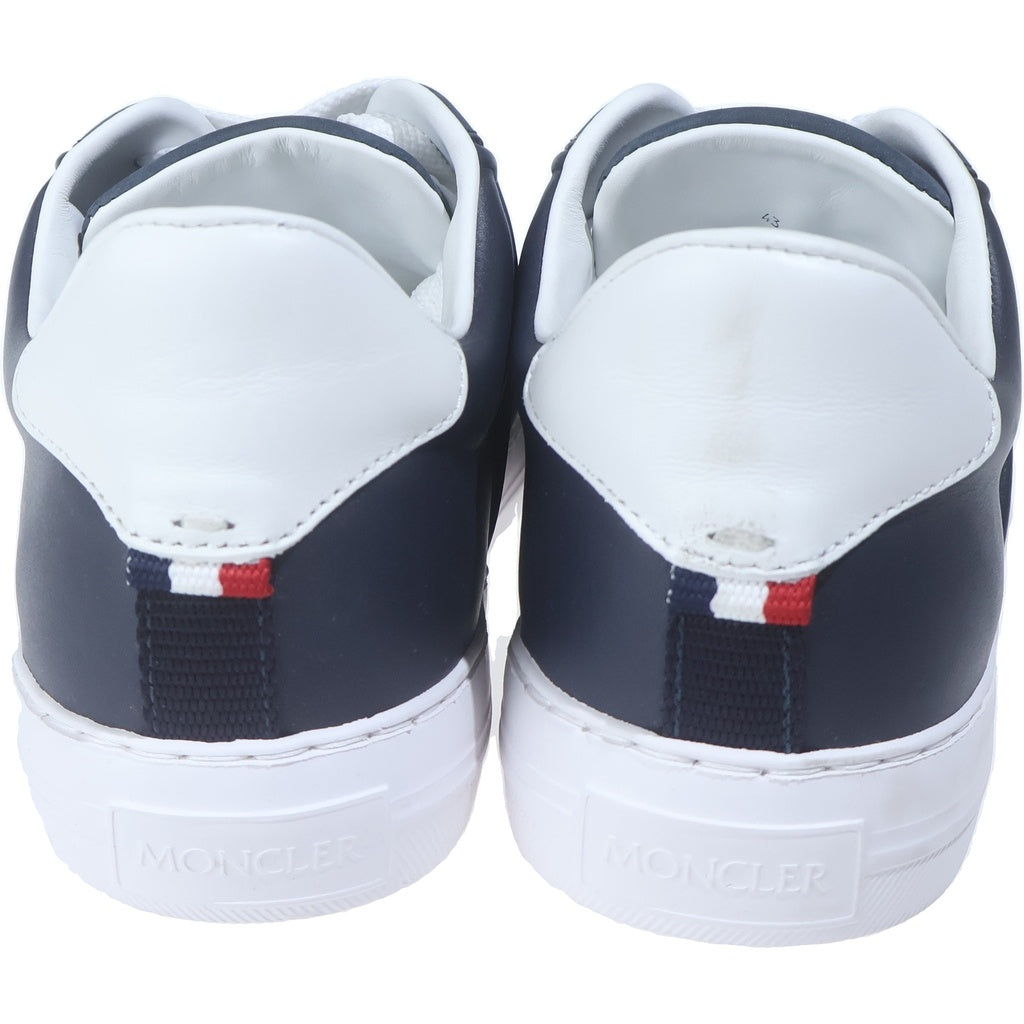 MONCLER(モンクレール) NEUE YORK ノイエヨーク レザー レースアップ ローカットスニーカー ネイビー