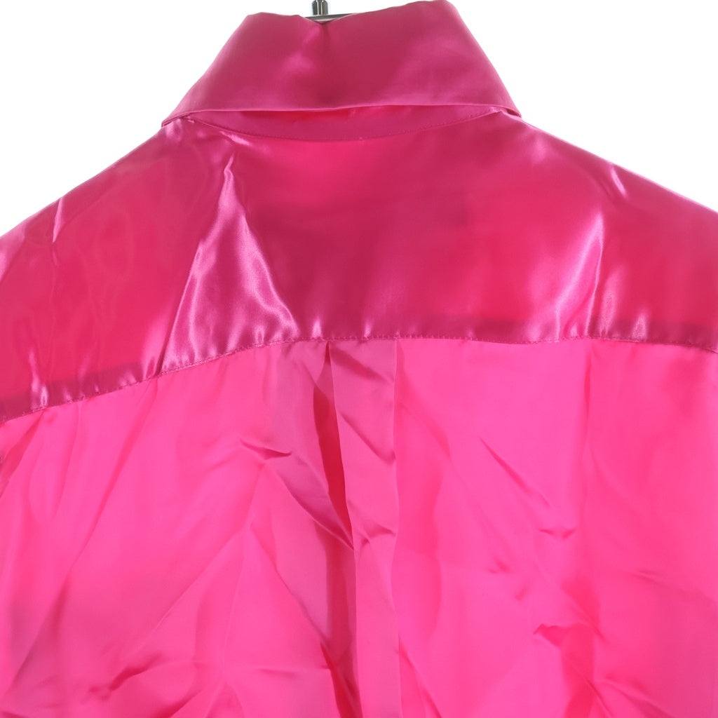 COMME des GARCONS(コムデギャルソン) 長袖シャツ サテン キュプラ ピンク レディース GC-B035 AD2001