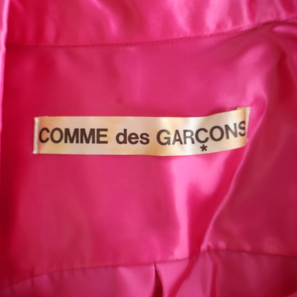 COMME des GARCONS(コムデギャルソン) 長袖シャツ サテン キュプラ ピンク レディース GC-B035 AD2001