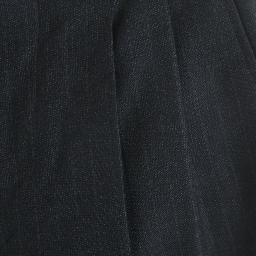 COMME des GARCONS(コムデギャルソン) 04AW ストライプ 2タック ウール ワイドパンツ スラックスパンツ グレー レディース GN-P006 AD2004