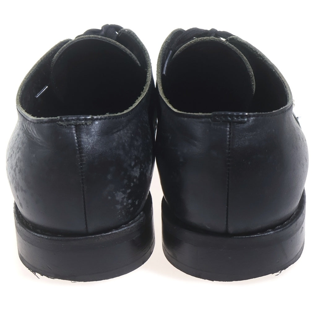COMME des GARCONS(コムデギャルソン) ベルトストラップ プレーントゥ レザーシューズ ブラック レディース