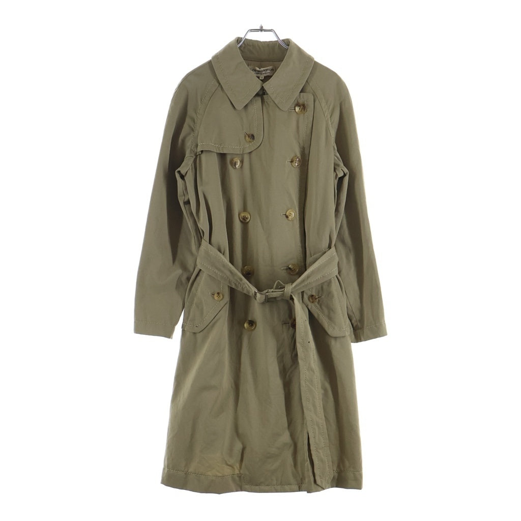 robe de chambre COMME des GARCONS(ローブドシャンブル コムデギャルソン) ステッチデザイン ウール トレンチコート ベージュ レディース RU-C002 AD2003
