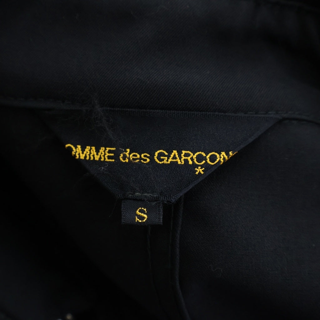 COMME des GARCONS(コムデギャルソン) 06SS ウール 金ボタン ミリタリー ジャケット ブラック レディース GQ-J021 AD2005