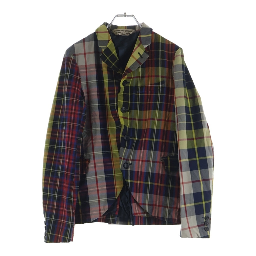 COMME des GARCONS COMME des GARCONS(コムデギャルソンコムデギャルソン) 07AW タータンチェック ポリ縮絨 テーラードジャケット マルチ レディース RT-J031 AD2007