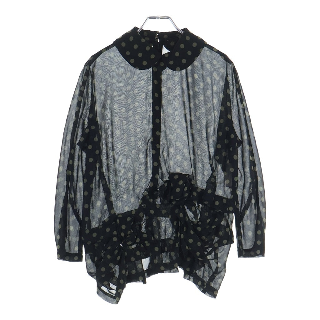 COMME des GARCONS COMME des GARCONS(コムデギャルソンコムデギャルソン) 13AW 立体リボン シースルー 長袖シャツ レディース RL-B014 AD2013