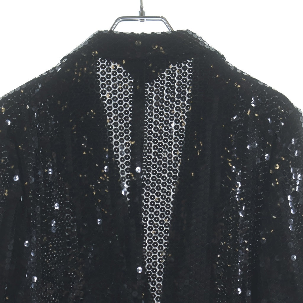COMME des GARCONS(コムデギャルソン) 02AW スパンコール テーラードジャケット ブラック レディース GG-J050 AD2002