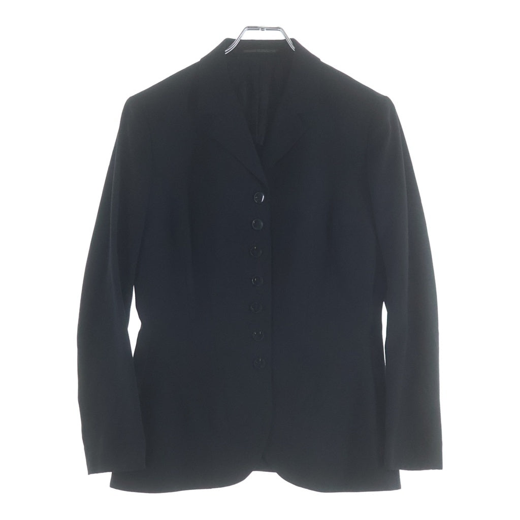 Yohji Yamamoto(ヨウジヤマモト) 多連ボタン ウール テーラードジャケット ブラック レディース FJ-J04-100