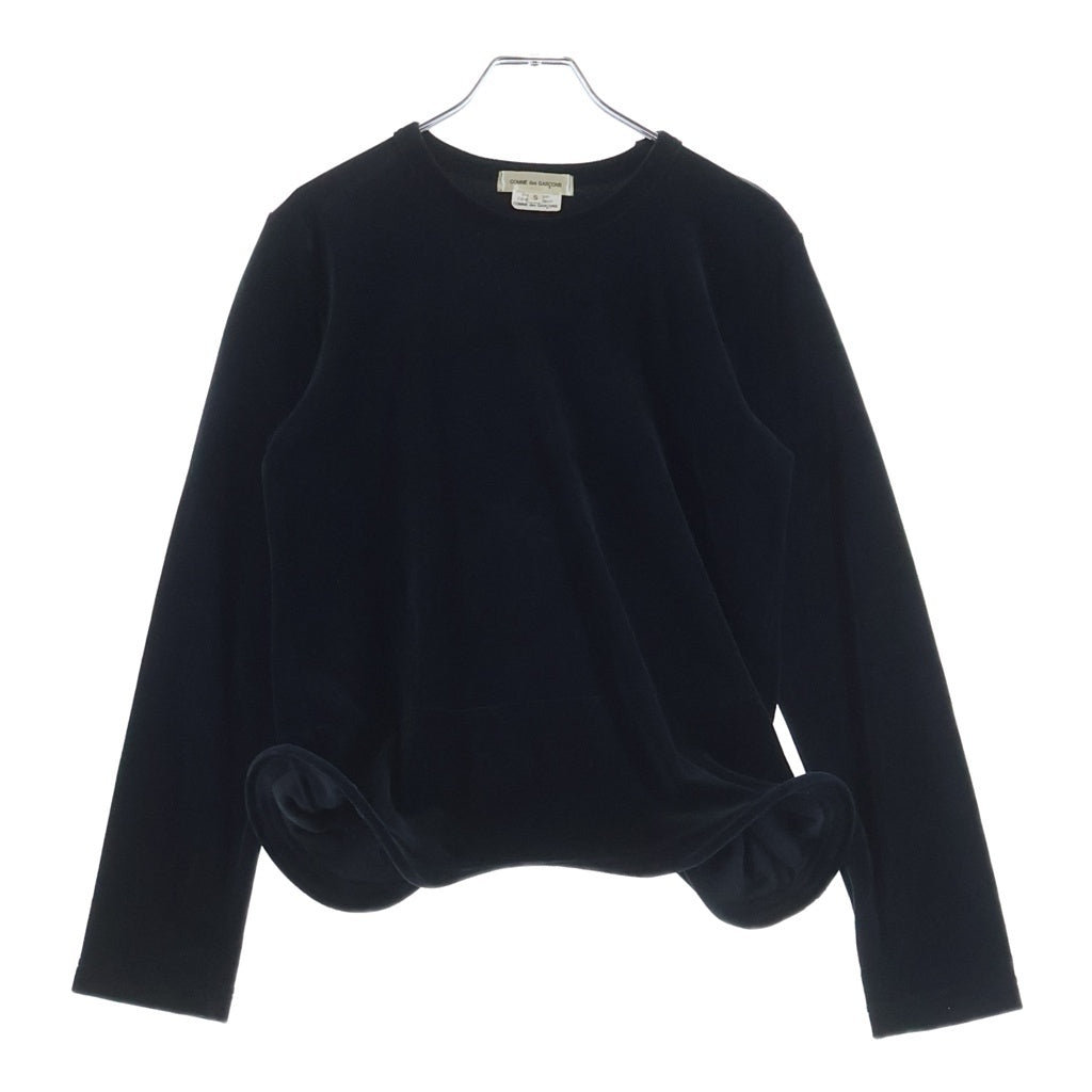 COMME des GARCONS(コムデギャルソン) ワイヤー入り 立体 バルーン 長袖Tシャツ カットソー ブラック レディース
