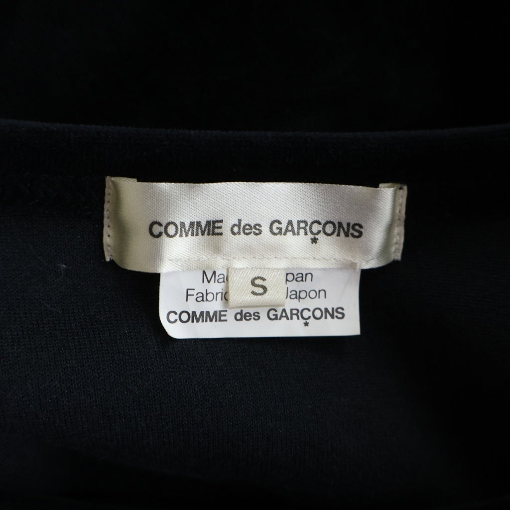 COMME des GARCONS(コムデギャルソン) ワイヤー入り 立体 バルーン 長袖Tシャツ カットソー ブラック レディース