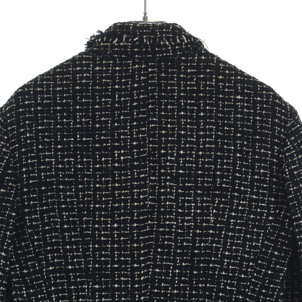 JUNYA WATANABE COMME des GARCONS(ジュンヤワタナベ コムデギャルソン) 05SS ツイード 1B テーラードジャケット ブラック/ホワイト レディース JO-J023 AD2004