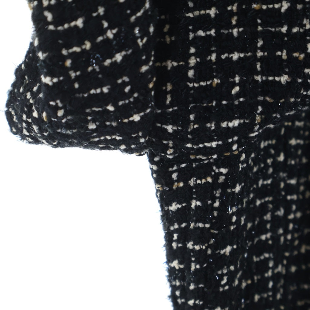 JUNYA WATANABE COMME des GARCONS(ジュンヤワタナベ コムデギャルソン) 05SS ツイード 1B テーラードジャケット ブラック/ホワイト レディース JO-J023 AD2004
