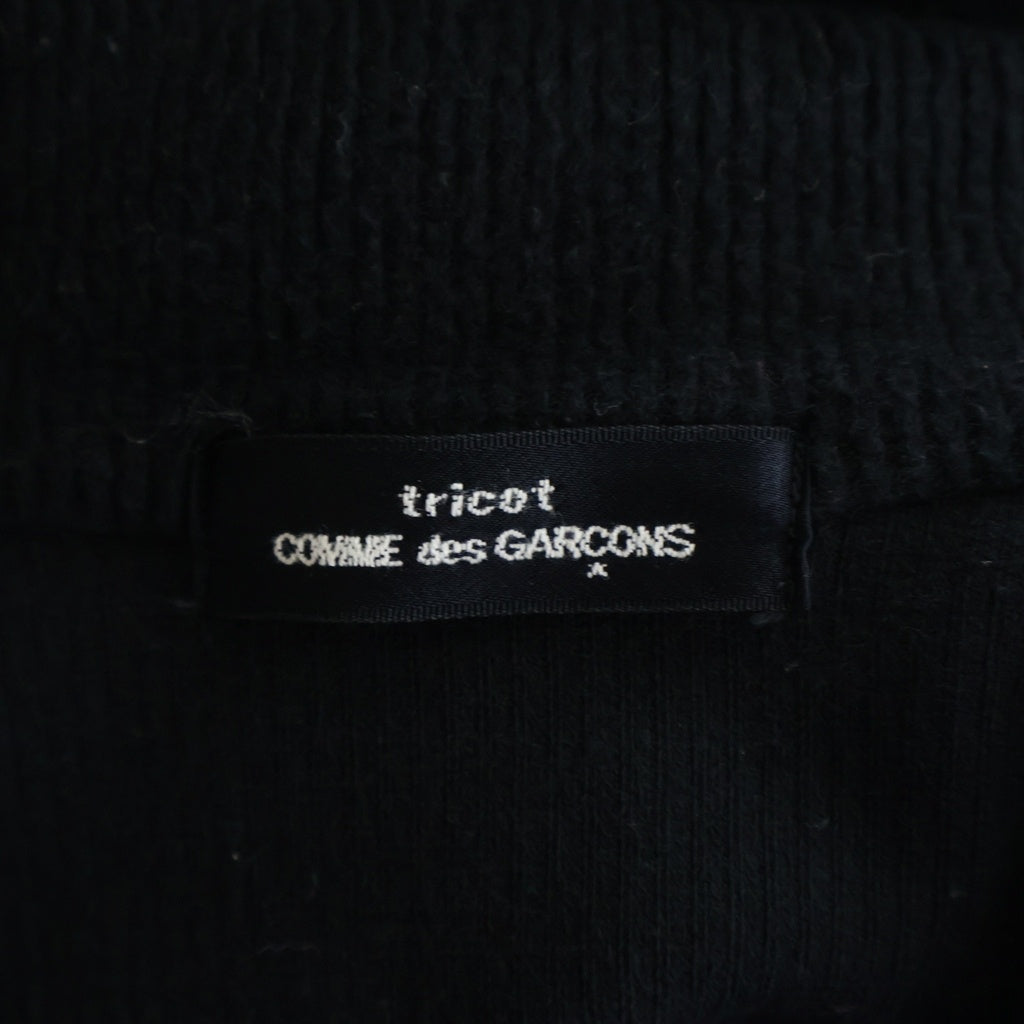 tricot COMME des GARCONS(トリコ コム デ ギャルソン) コーデュロイ ピーコート ジャケット ブラック レディース TT-040030 AD1993