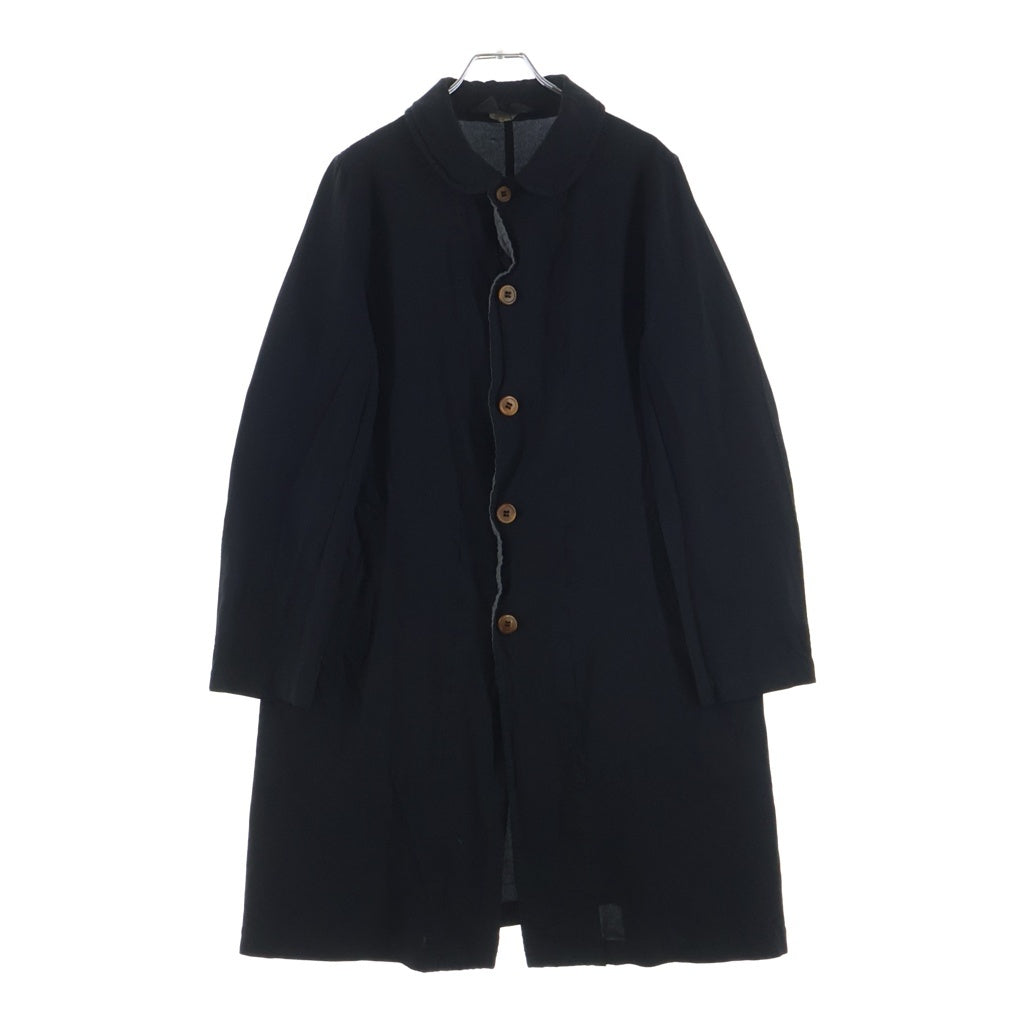 COMME des GARCONS COMME des GARCONS(コムデギャルソンコムデギャルソン) 15AW ポリ縮絨 ラウンドカラー コート ブラック レディース