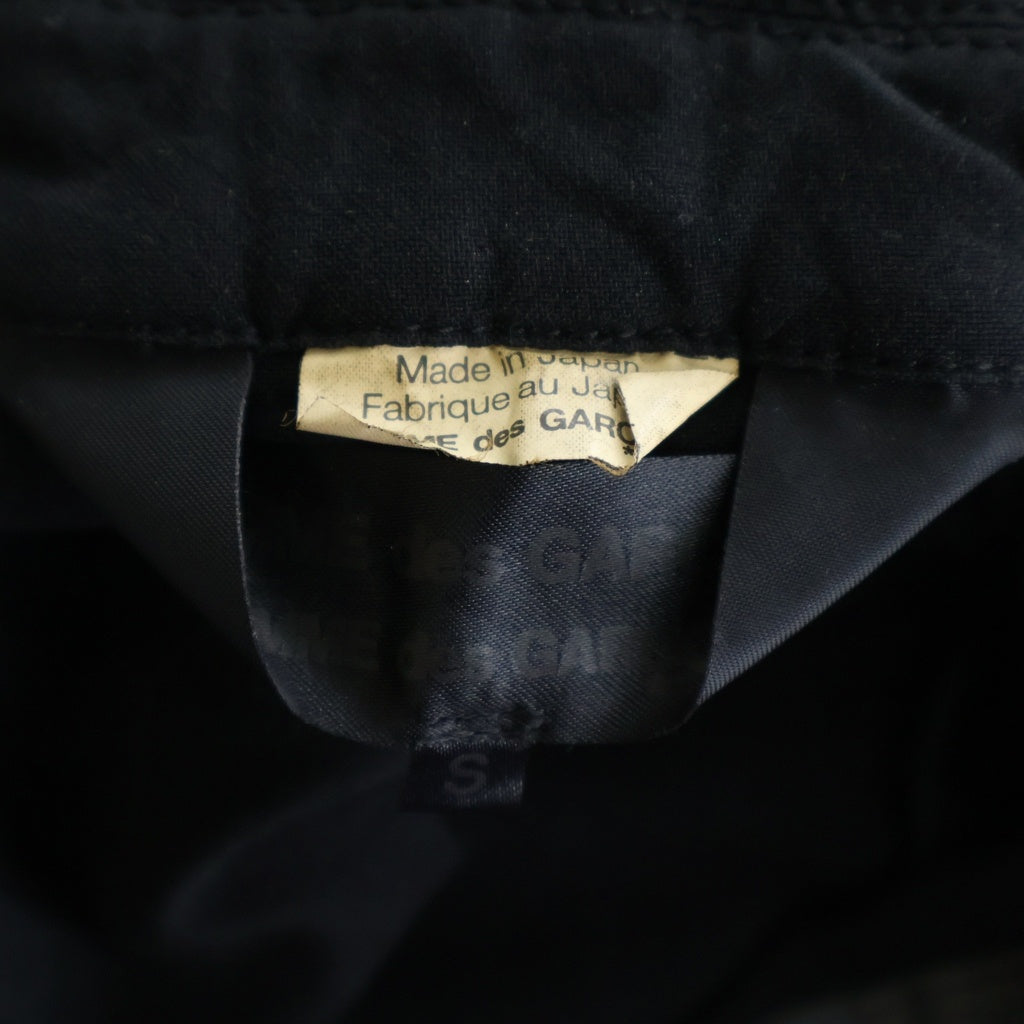 COMME des GARCONS COMME des GARCONS(コムデギャルソンコムデギャルソン) 15AW ポリ縮絨 ラウンドカラー コート ブラック レディース