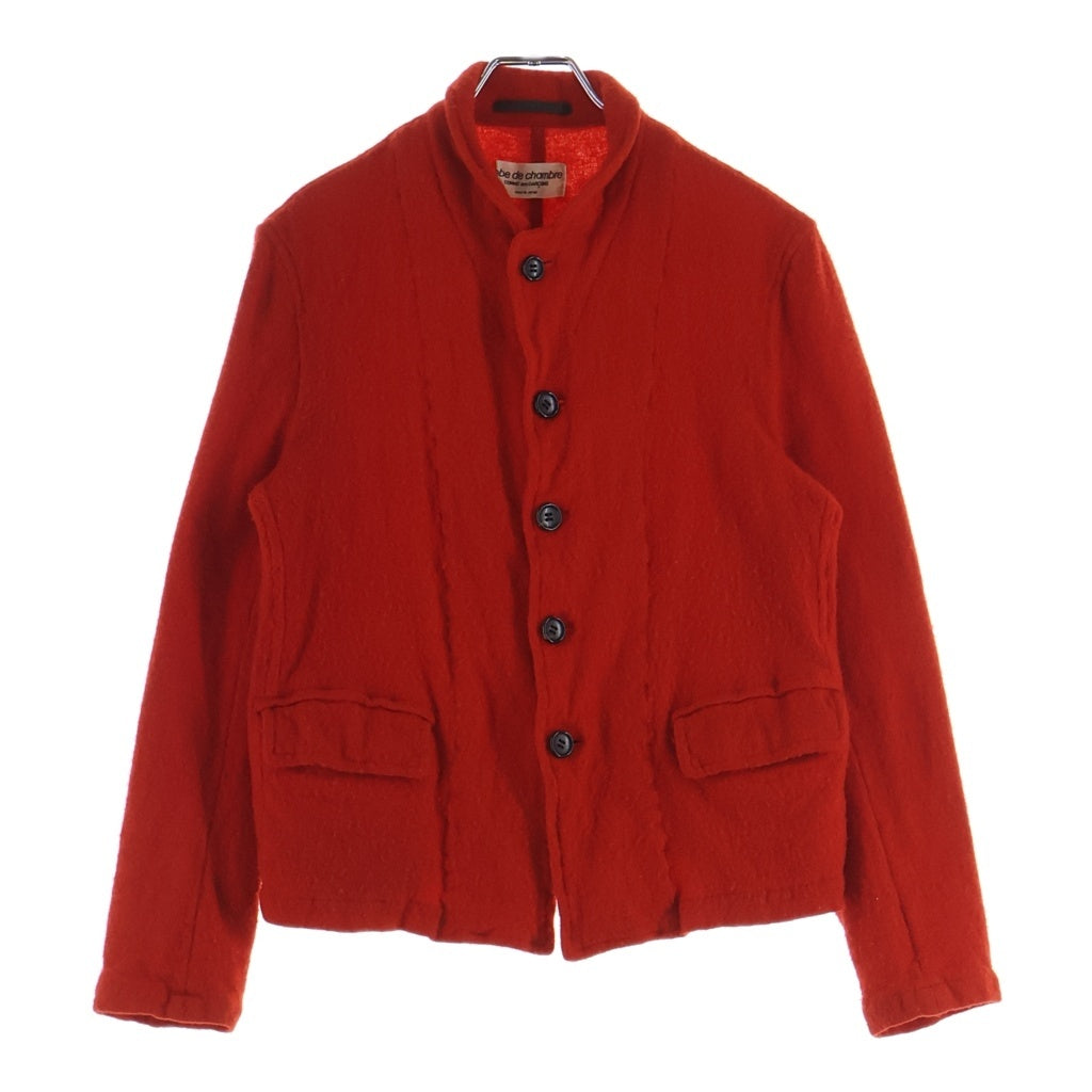 robe de chambre COMME des GARCONS(ローブドシャンブル コムデギャルソン) ウール 縮絨 テーラードジャケット レッド レディース RJ-040090 AD1998