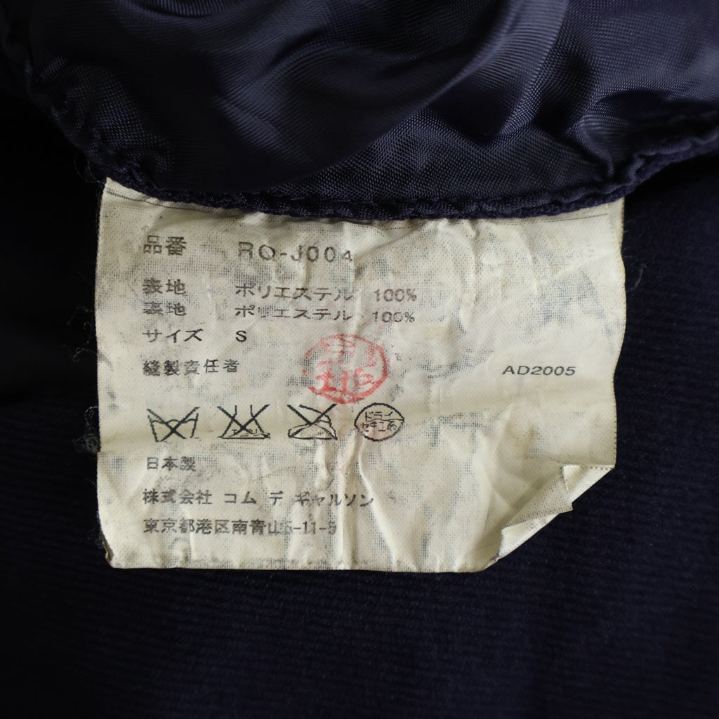 COMME des GARCONS COMME des GARCONS(コムデギャルソンコムデギャルソン) 06SS ポリ縮絨 4B テーラードジャケット ネイビー レディース RQ-J004 AD2005