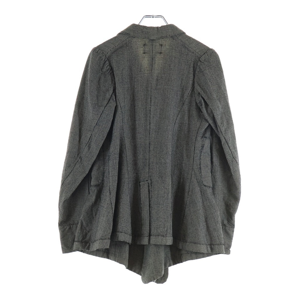 robe de chambre COMME des GARCONS(ローブドシャンブル コムデギャルソン) ウールグレンチェック 4B ジャケット グレー レディース RJ-040380 AD1999