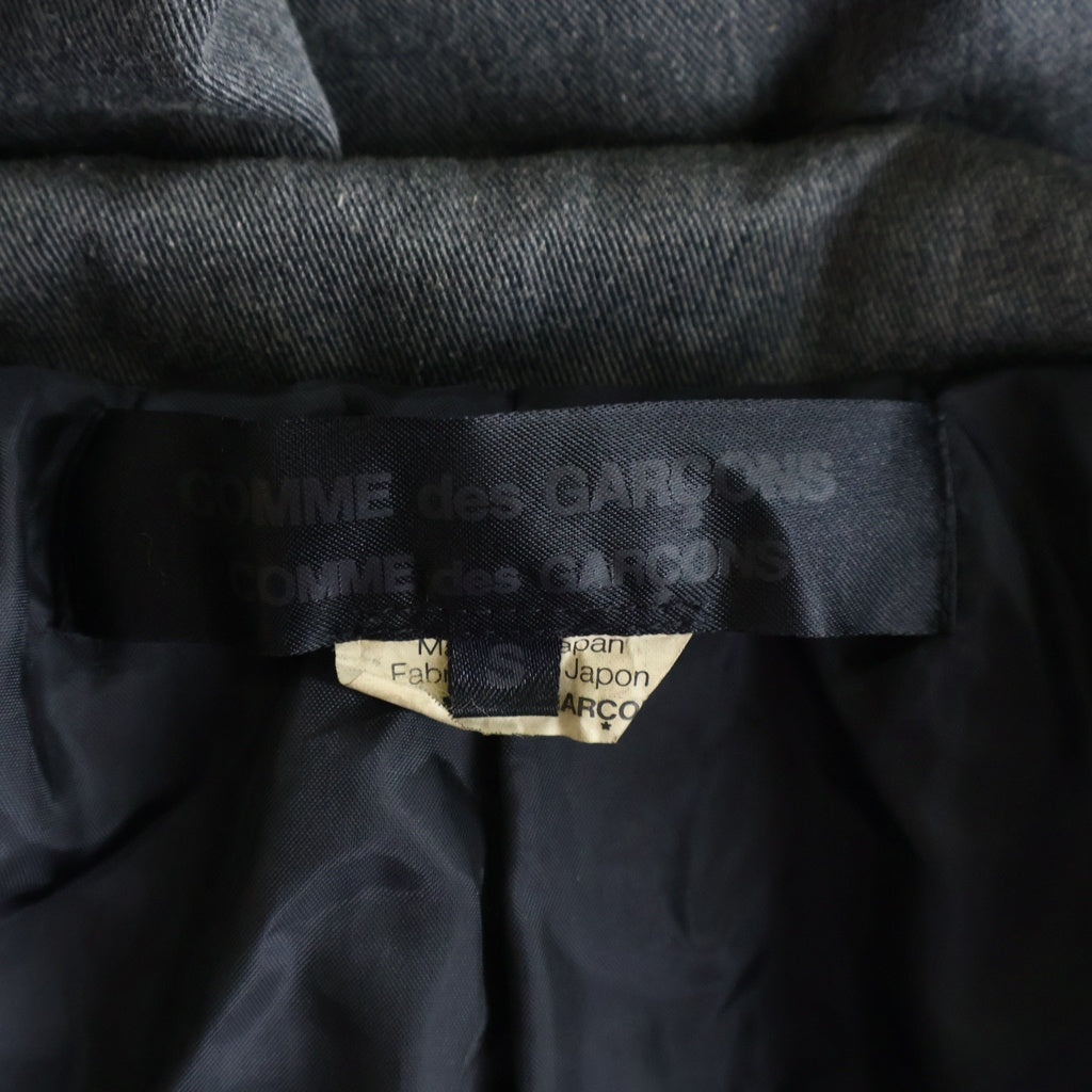 COMME des GARCONS COMME des GARCONS(コムデギャルソンコムデギャルソン) 13AW スカラップカット ダブルブレストジャケット グレー レディース RL-J016 AD2013