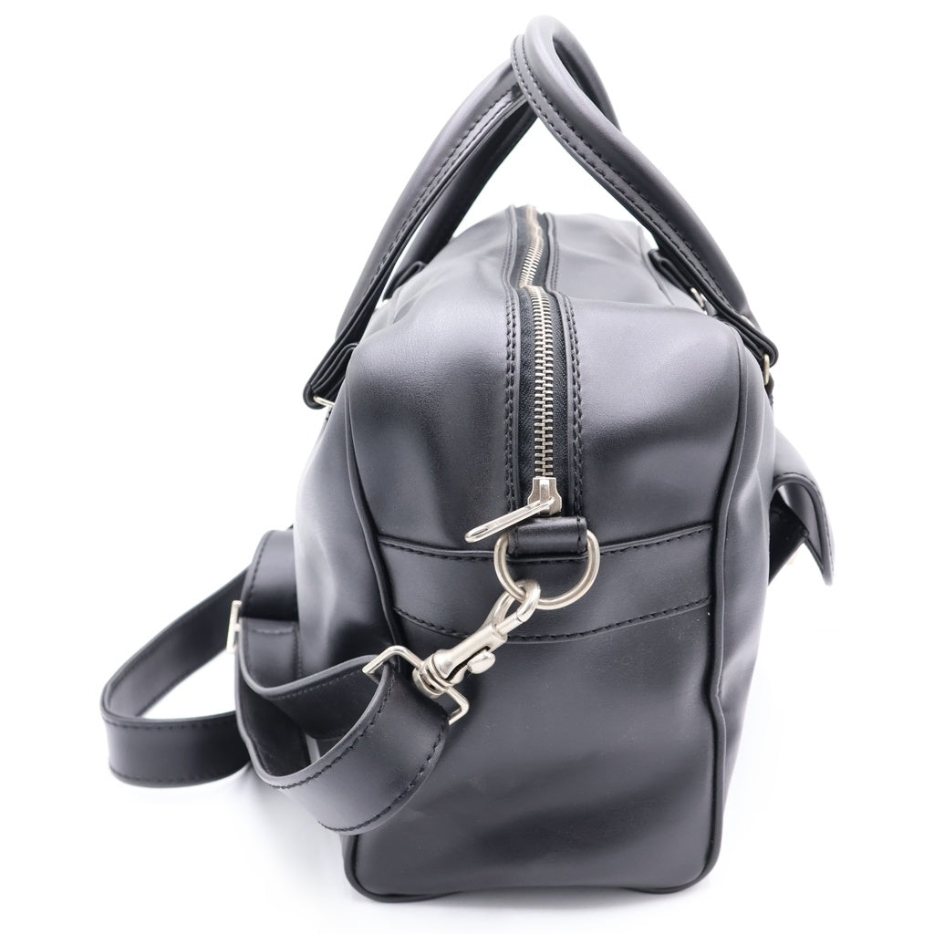 COMME des GARCONS COMME des GARCONS(コムデギャルソンコムデギャルソン) PVCレザー 2WAY ショルダーバッグ ハンドバッグ ミニボストンバッグ ブラック S9SC08