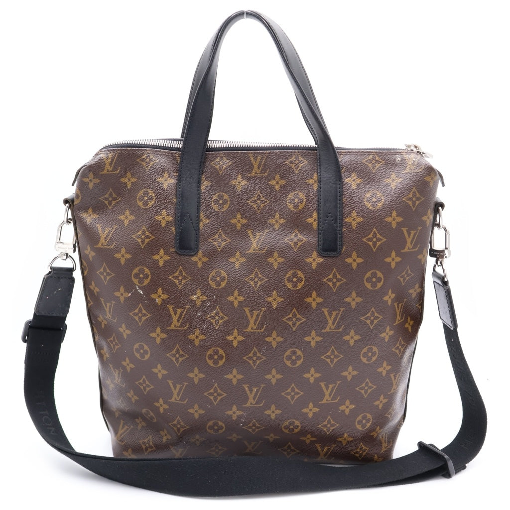 LOUIS VUITTON(ルイヴィトン) モノグラム マカサー デイヴィス PVCレザー 2WAY ハンドバッグ トートバッグ ショルダーバッグ ブラウン M56708