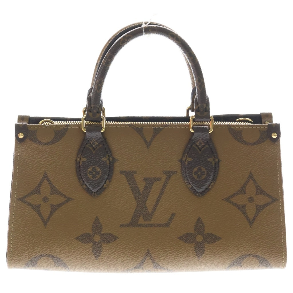 LOUIS VUITTON(ルイヴィトン) オンザゴー EW ブラウン モノグラム ジャイアント リバース ポーチ付き ショルダーバッグ ブラウン M46653 M46653 レディース