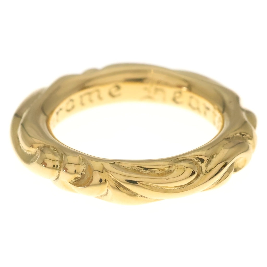 CHROME HEARTS(クロムハーツ) 22K SCRL BAND スクロールバンド リング ゴールド BCA416