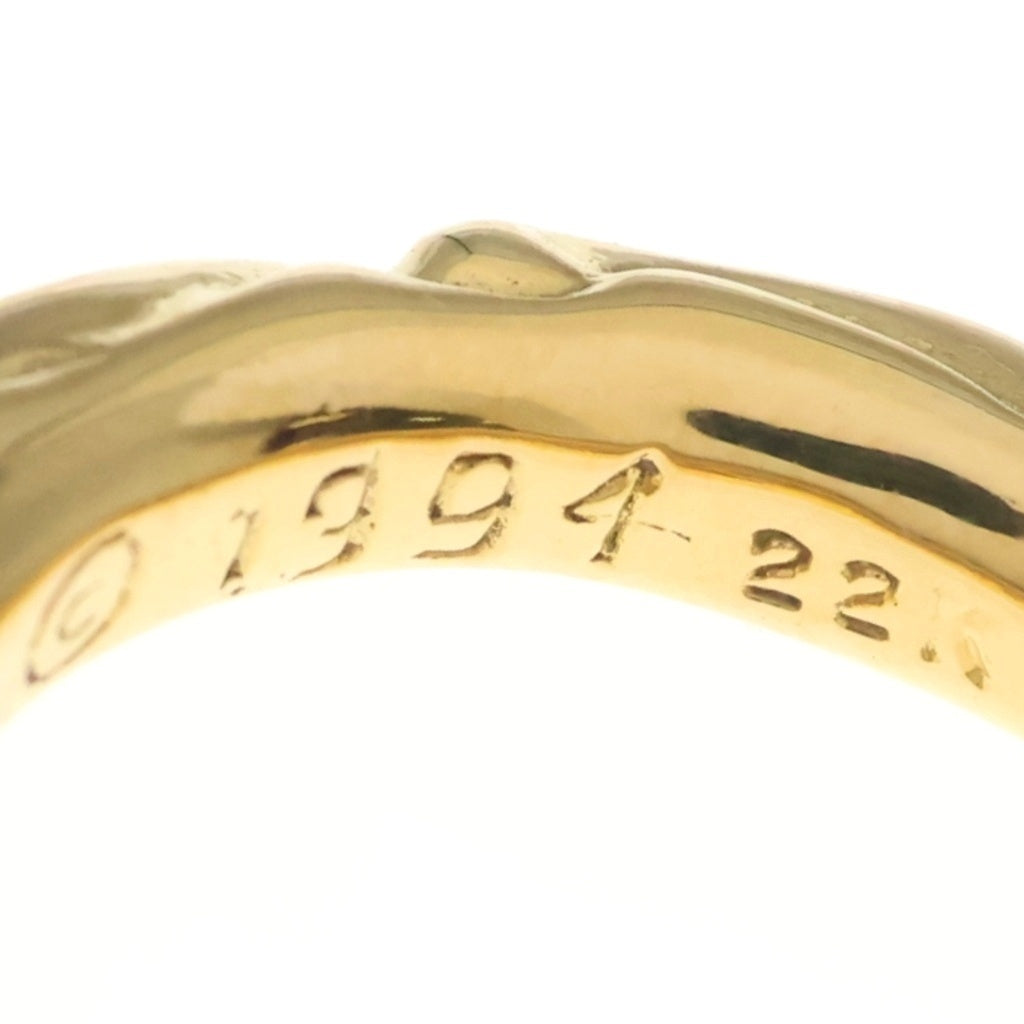 CHROME HEARTS(クロムハーツ) 22K SCRL BAND スクロールバンド リング ゴールド BCA416