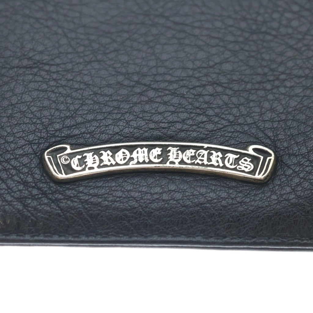 CHROME HEARTS(クロムハーツ) ZPR CHNG PURSE2 ジッパーチェンジパース レザーコインケース ブラック