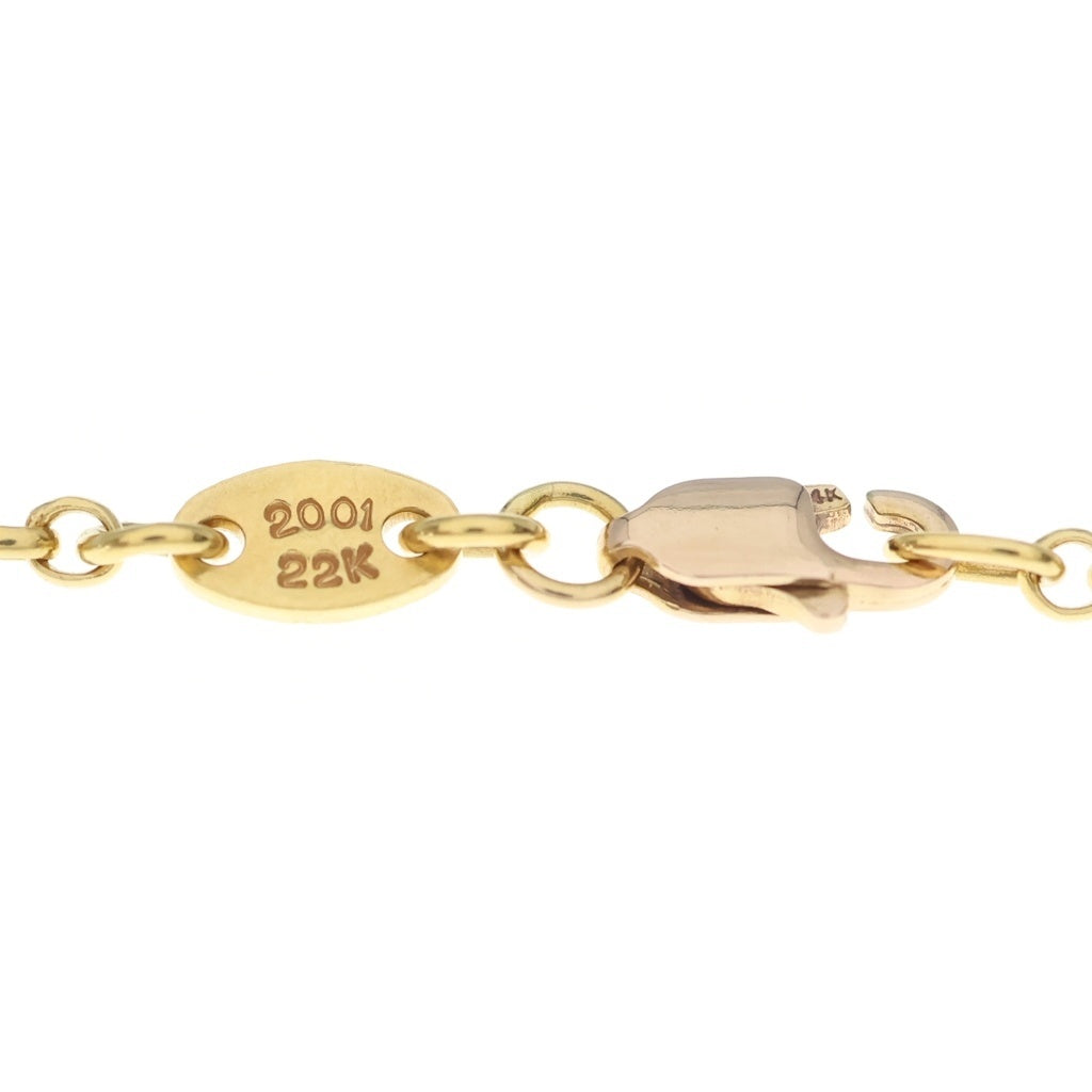 CHROME HEARTS(クロムハーツ) 22K NECKCHAIN R20 ロールチェーンネックレス 20inch ゴールド BCA011