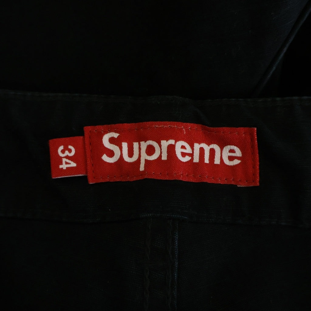 SUPREME(シュプリーム) 26SS Cargo Pant ワイド バギー カーゴ ロングパンツ ブラック