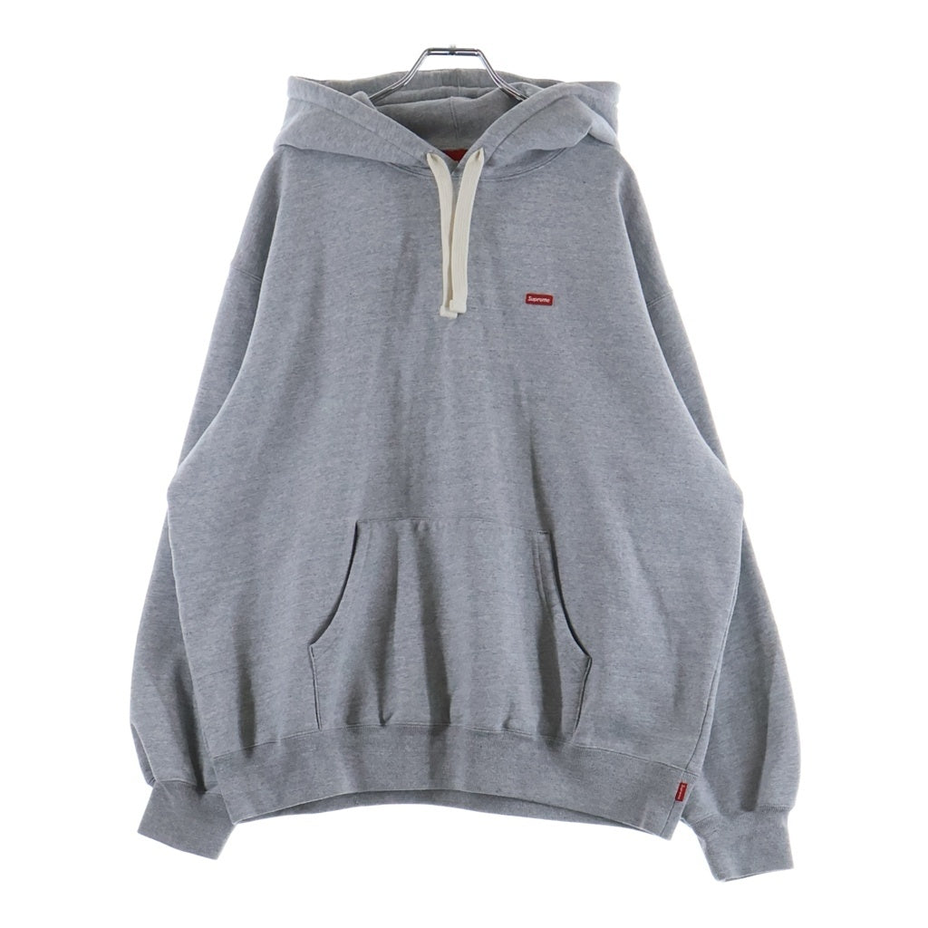 SUPREME(シュプリーム) 26SS Small Box Drawcord Hooded Sweatshirt スモールボックス ドローコード フーデッドスウェットシャツ プルオーバーパーカー グレー