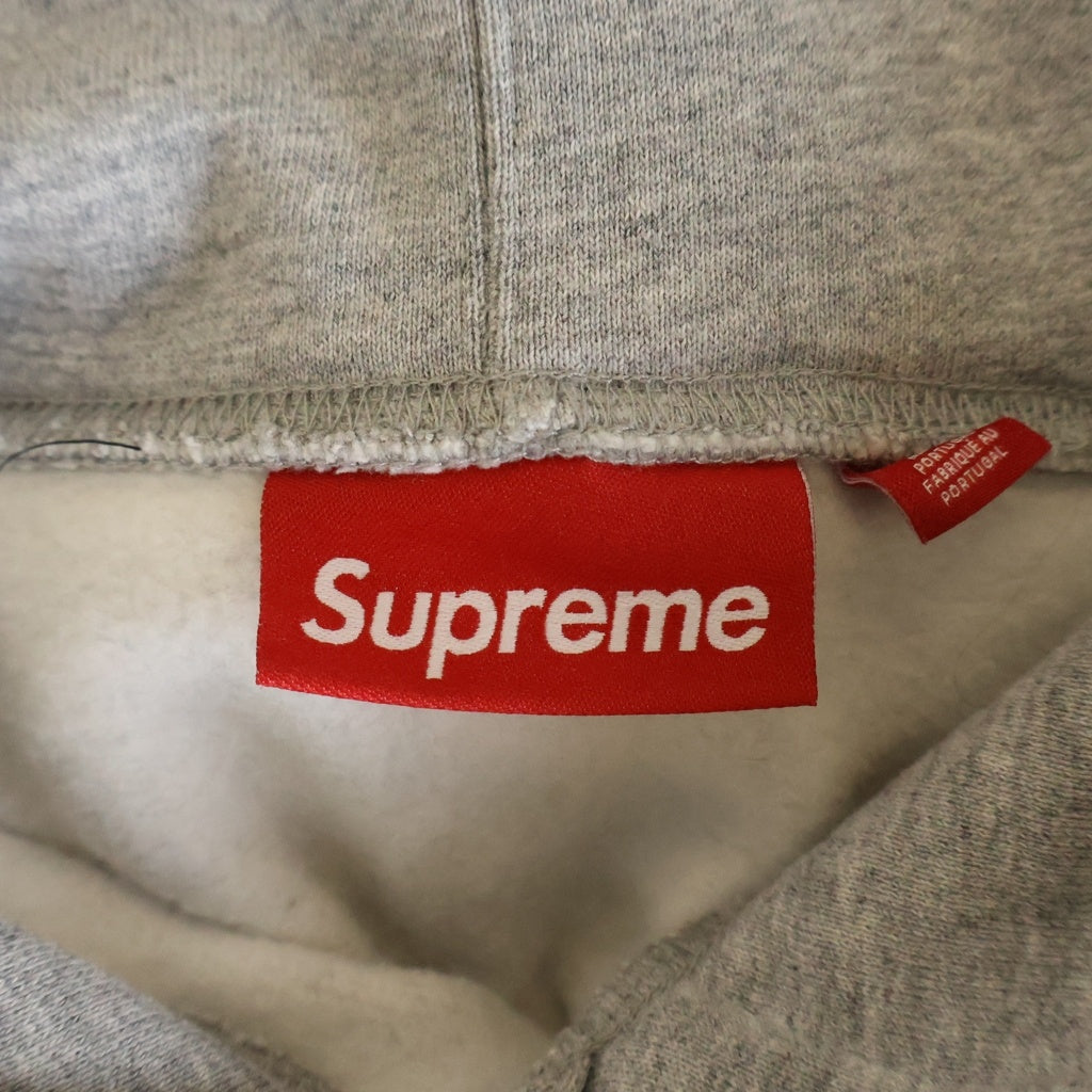 SUPREME(シュプリーム) 26SS Small Box Drawcord Hooded Sweatshirt スモールボックス ドローコード フーデッドスウェットシャツ プルオーバーパーカー グレー