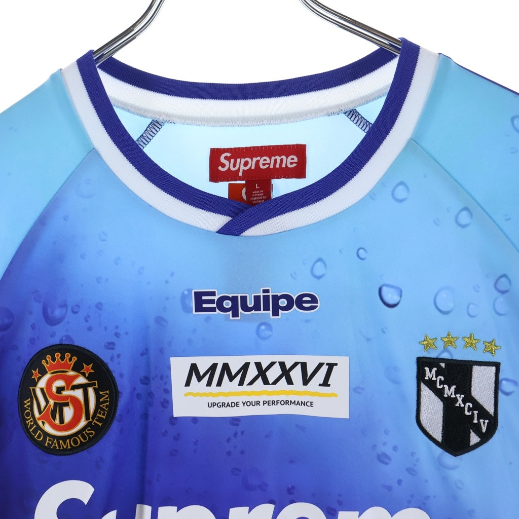 SUPREME(シュプリーム) 26SS FIJI Soccer Jersey サッカー ジャージー 半袖Tシャツカットソー ブルー/レッド