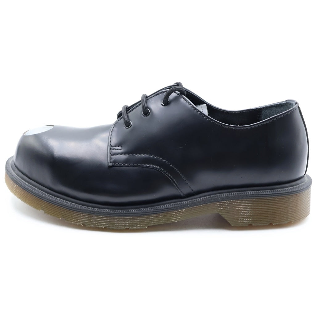Dr.Martens(ドクターマーチン) KEATON トゥスチールプレートデザイン 3ホール レザー レースアップシューズ ブラック