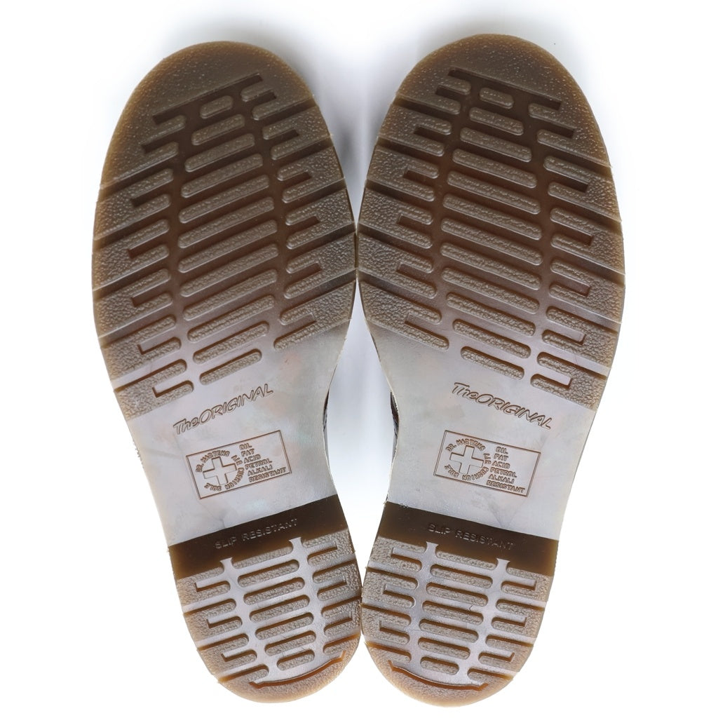 Dr.Martens(ドクターマーチン) PETRI ペトリ 1460足限定 トゥスチールプレートデザイン 3ホール レザー レースアップシューズ ブラック