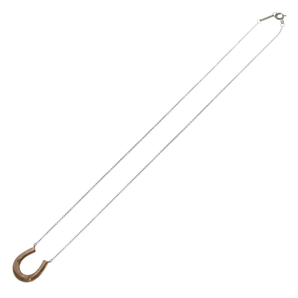 TIFFANY & Co.(ティファニー) SV925 ホースシュー ペンダント ネックレス ピンクゴールド レディース