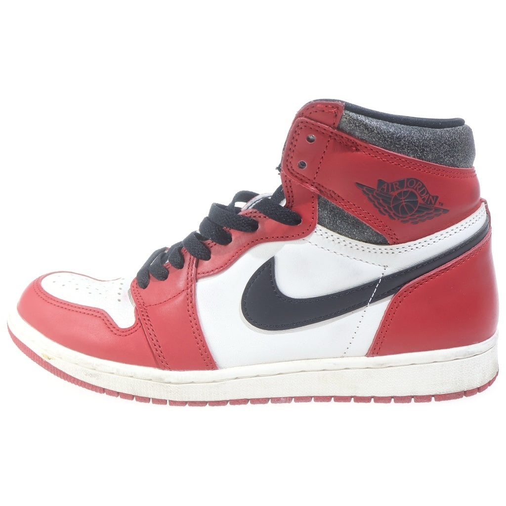 NIKE(ナイキ) AIR JORDAN1 HIGH OG LOST&FOUND CHICAGO DZ5485-612 エアジョーダン1 ロスト アンド ファウンド シカゴ ハイカットスニーカー レッド/ホワイト US10/28cm