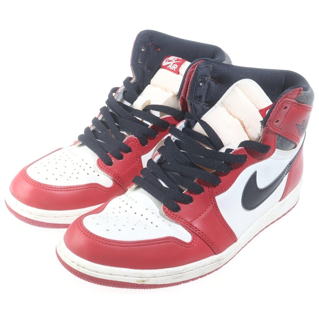 NIKE(ナイキ) AIR JORDAN1 HIGH OG LOST&FOUND CHICAGO DZ5485-612 エアジョーダン1 ロスト アンド ファウンド シカゴ ハイカットスニーカー レッド/ホワイト US10/28cm