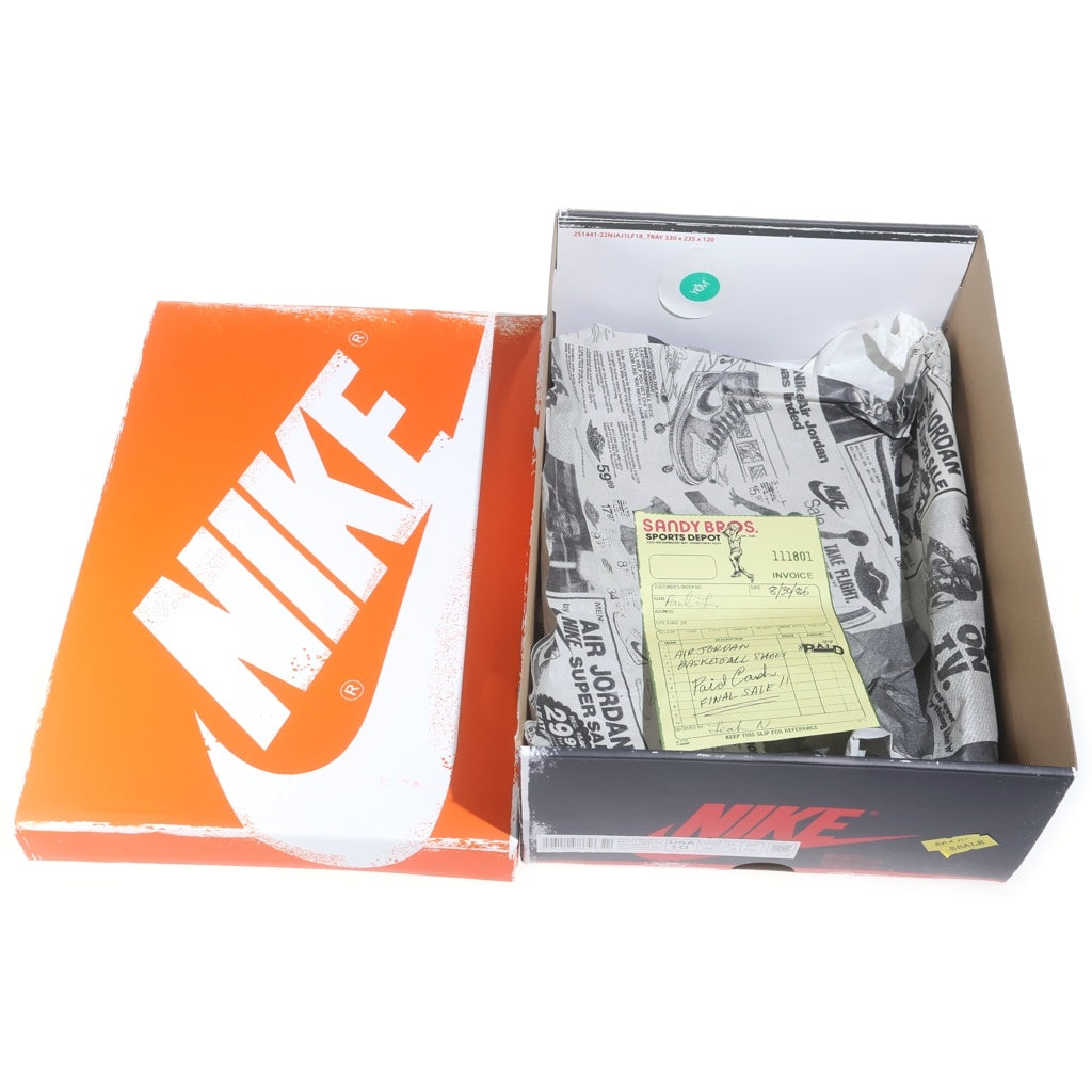NIKE(ナイキ) AIR JORDAN1 HIGH OG LOST&FOUND CHICAGO DZ5485-612 エアジョーダン1 ロスト アンド ファウンド シカゴ ハイカットスニーカー レッド/ホワイト US10/28cm