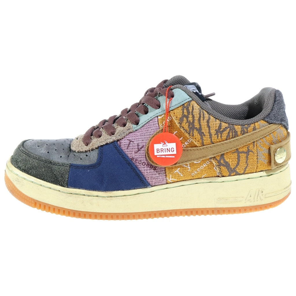 NIKE(ナイキ) ×Travis Scott AIR FORCE1 LOW CACTUS JACK CN2405-900 トラヴィススコット エアフォース1 カクタス ジャック ローカットスニーカー マルチ US9/27cm